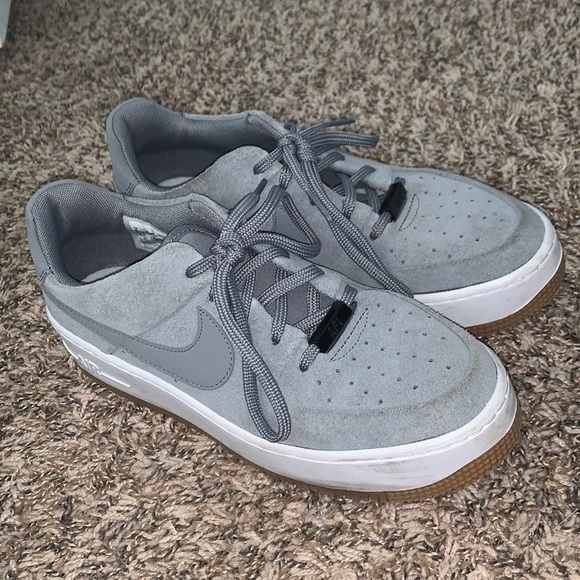 Nike Suede Air Force 1s - Picture 1 of 4
